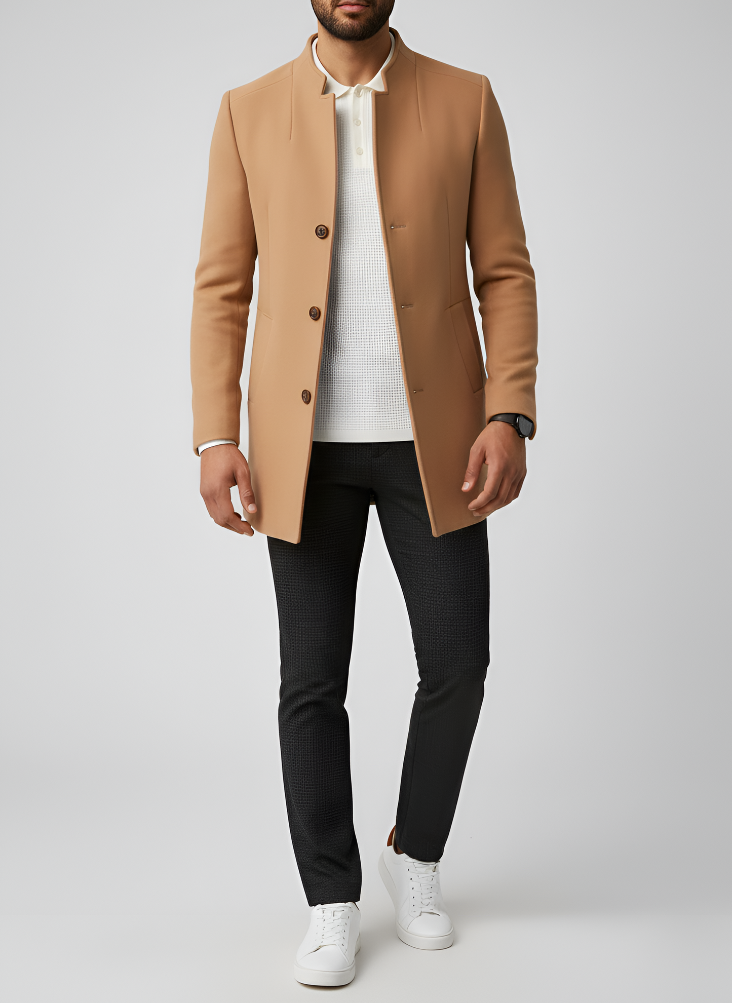 Stylish Men's Tailored Coat