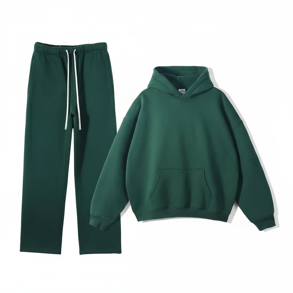 Soft Men's Fleece Hoodie and Sweatpants Set