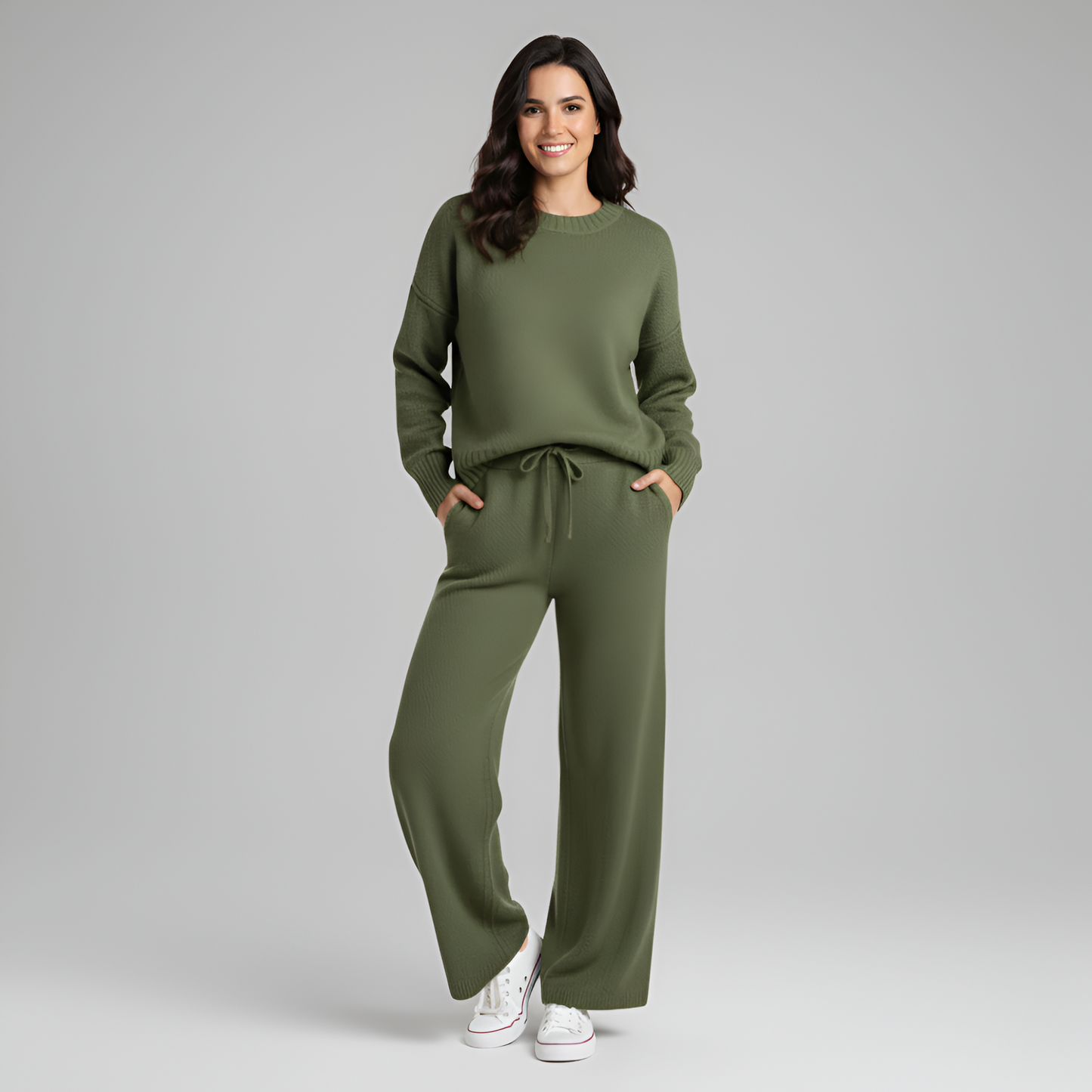 Soft Women's Loungewear Set in Comfortable Knit - VogeLuxe