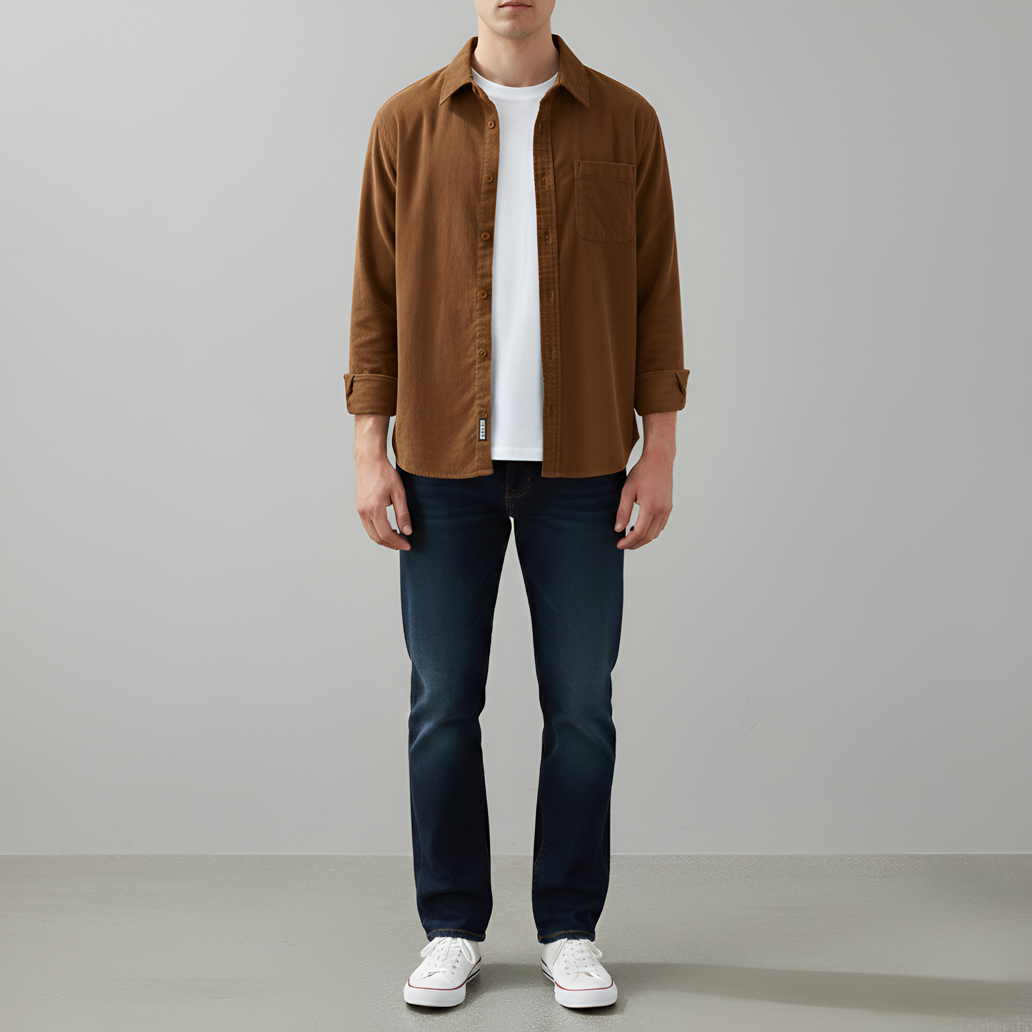 Vogue Uomo Cotton Flannel Casual Shirt - VogeLuxe