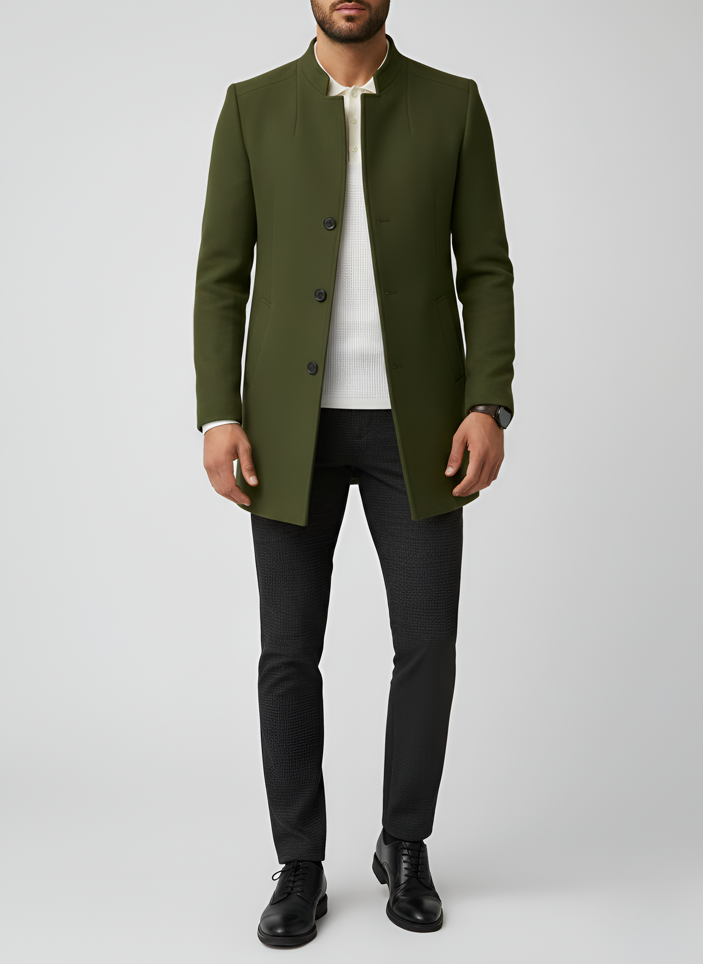 Stylish Men's Tailored Coat