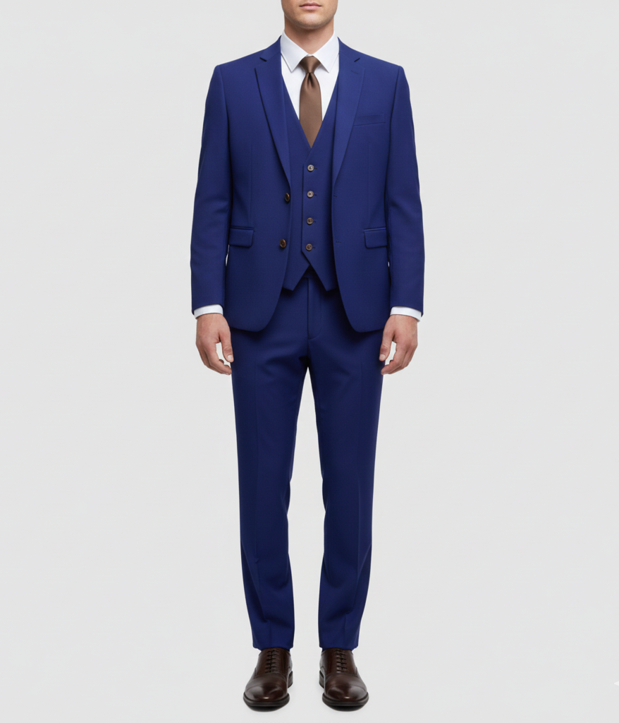 Stylish Men's 3 Piece Slim Fit Suit