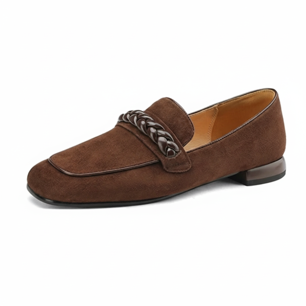 Authentic Leather Classic Women's Slip-On Shoes