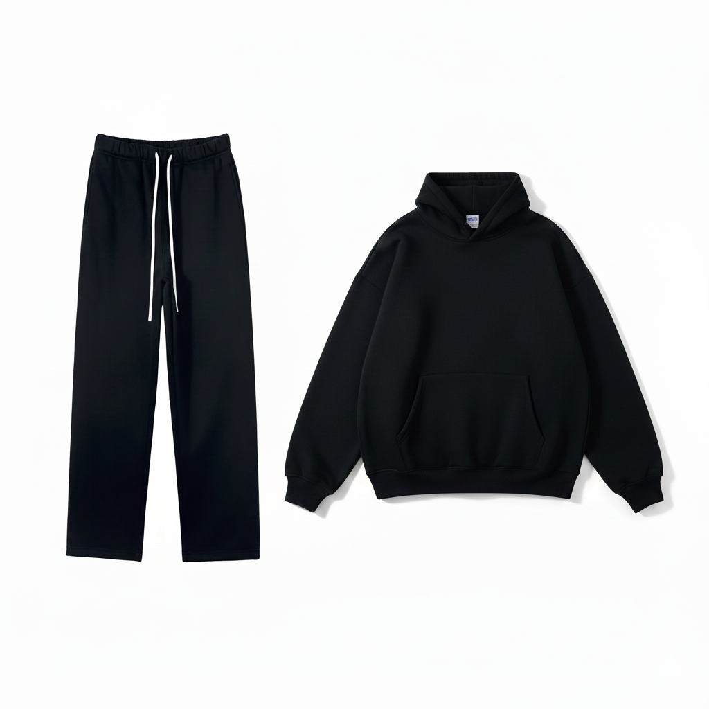Soft Men's Fleece Hoodie and Sweatpants Set