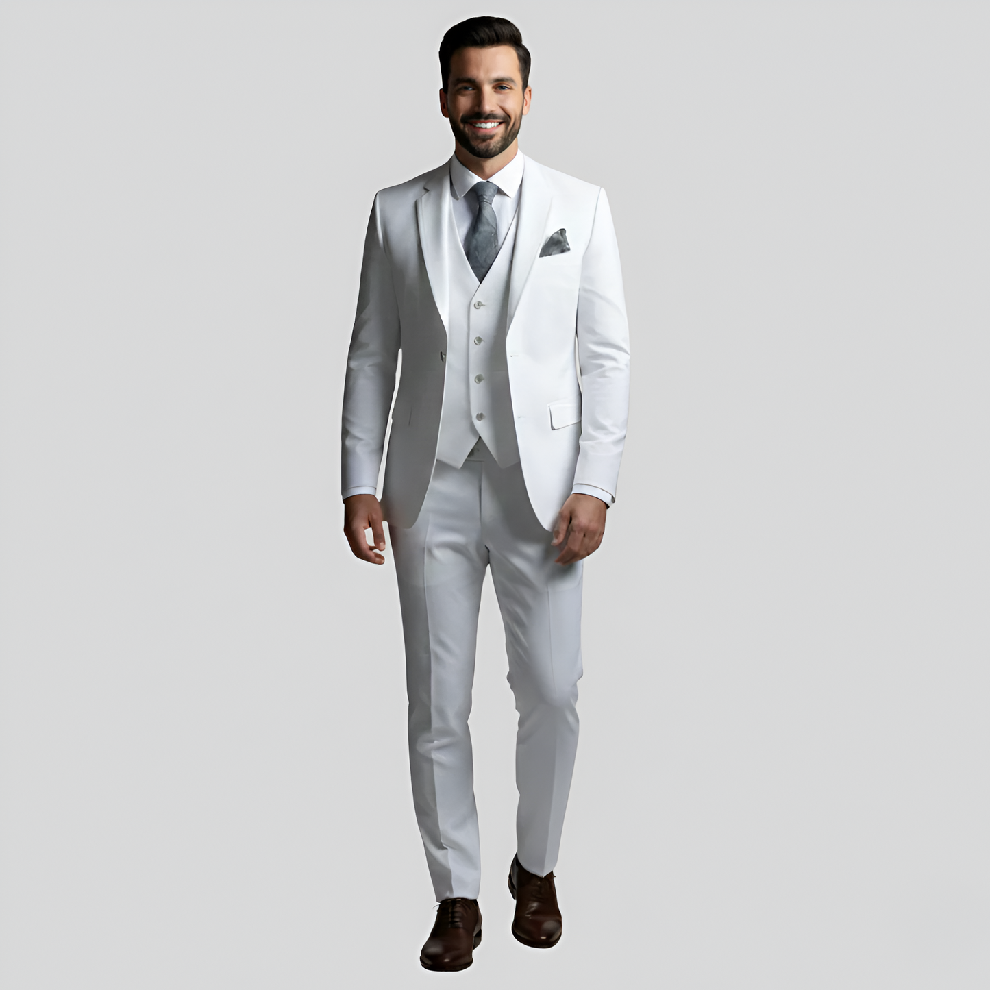 Stylish 3 Piece Men's Slim Fit Suit