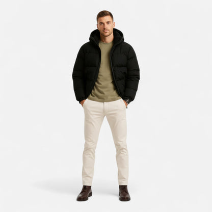 VogeLuxe | Men’s Hooded Heavy Duty Puffer Jacket