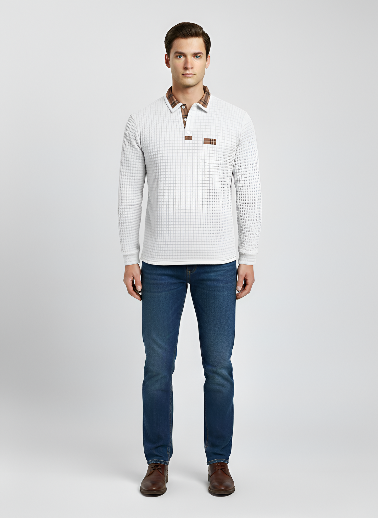 Thermal Cotton Men's Polo Shirt