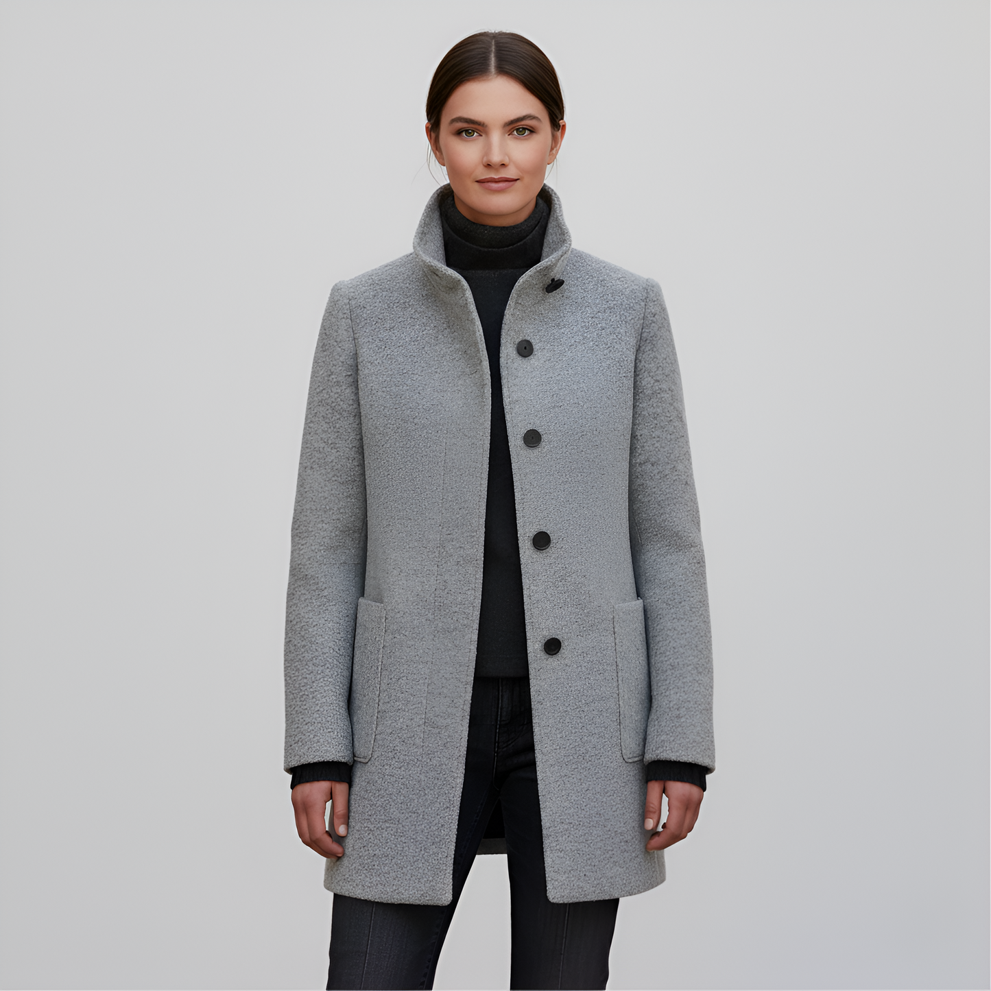 Elegant Women's Long Coat