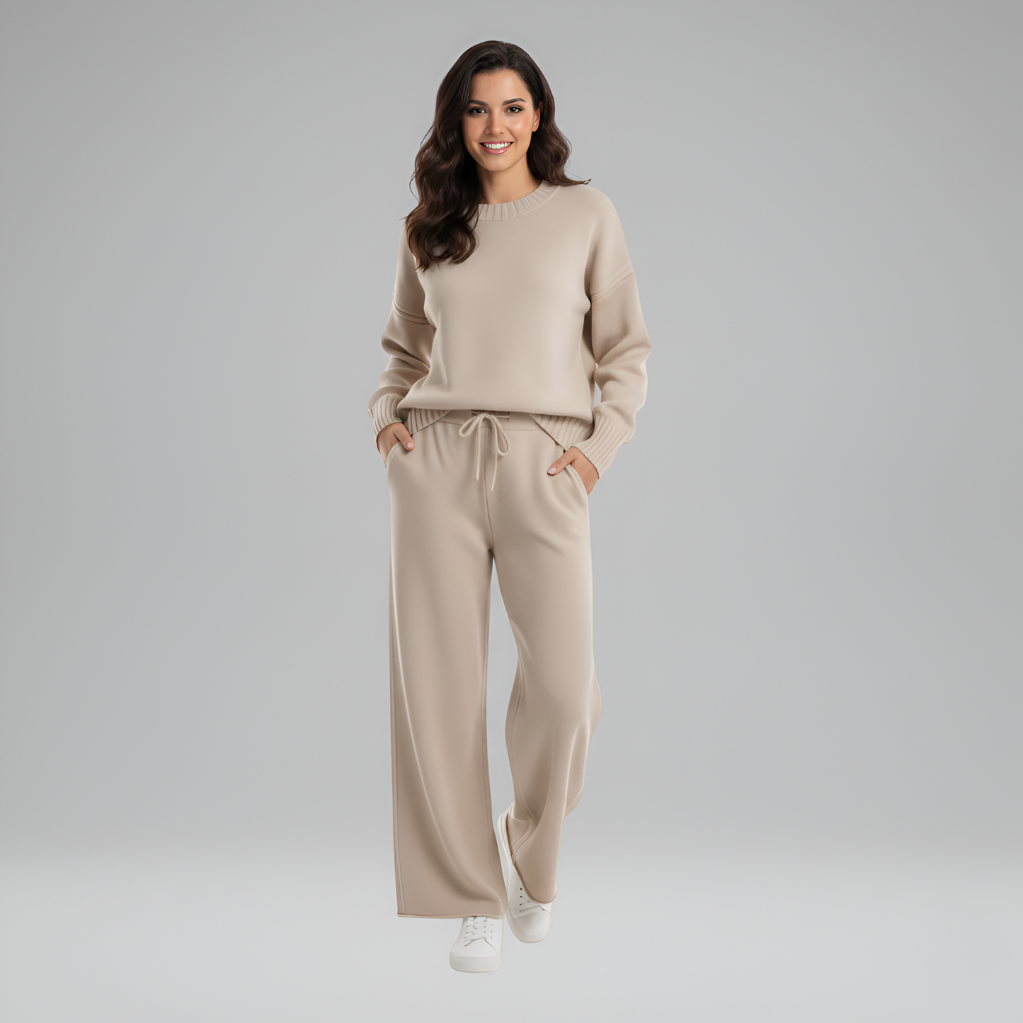 Soft Women's Loungewear Set in Comfortable Knit