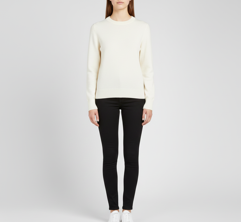 Soft Cashmere Women's Crew Neck Sweater - VogeLuxe