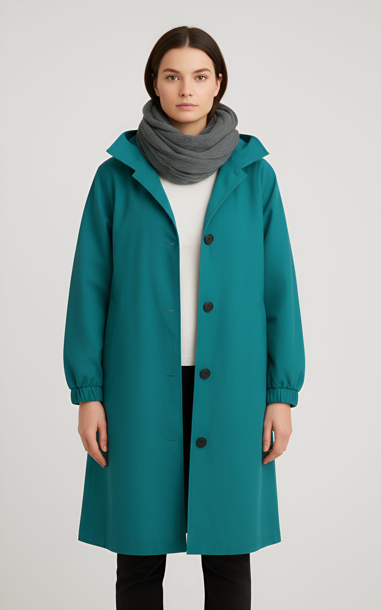 Waterproof Lightweight Women's Parka Jacket with Hood - VogeLuxe