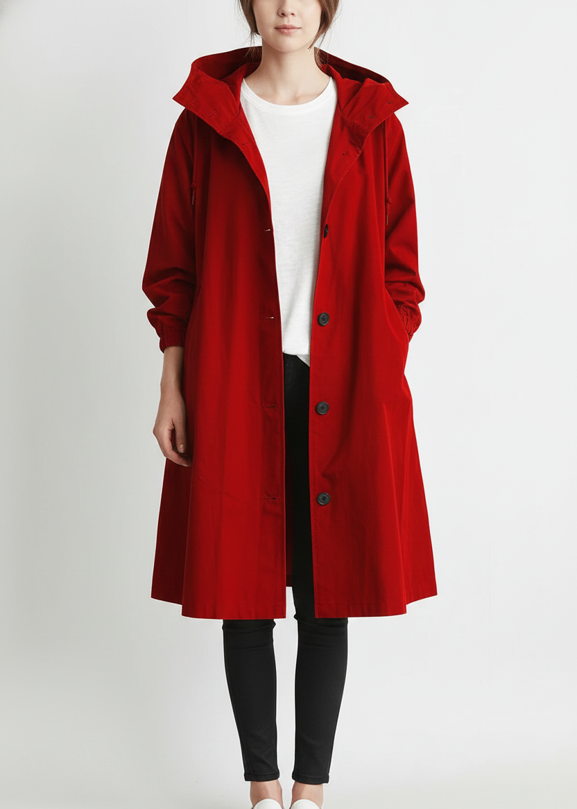 Waterproof Women's Lightweight Hooded Coat