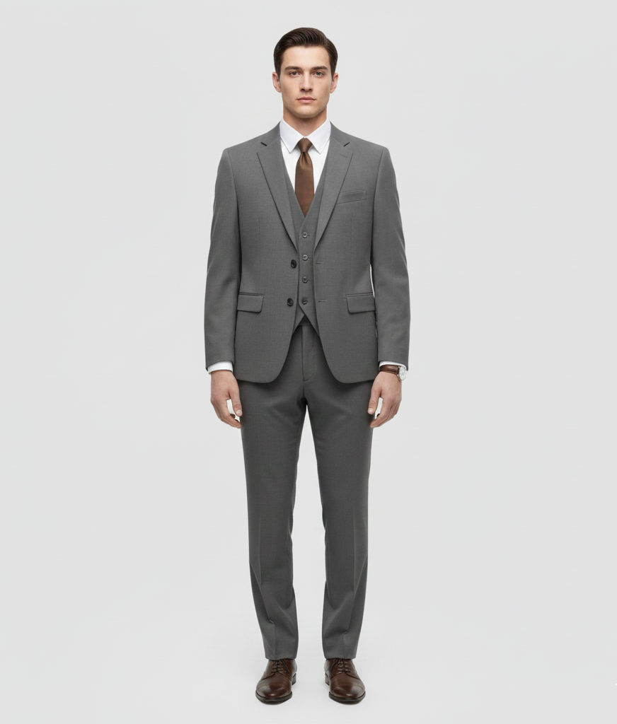 Stylish Men's 3 Piece Slim Fit Suit