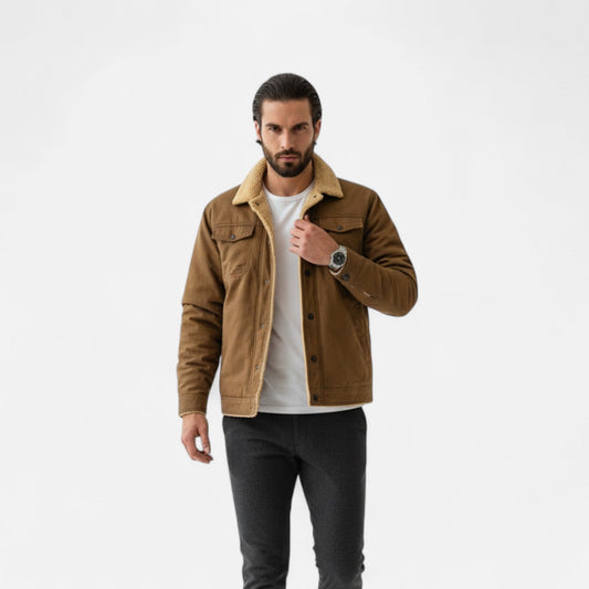 Warm Men's Classic Winter Coat - VogeLuxe
