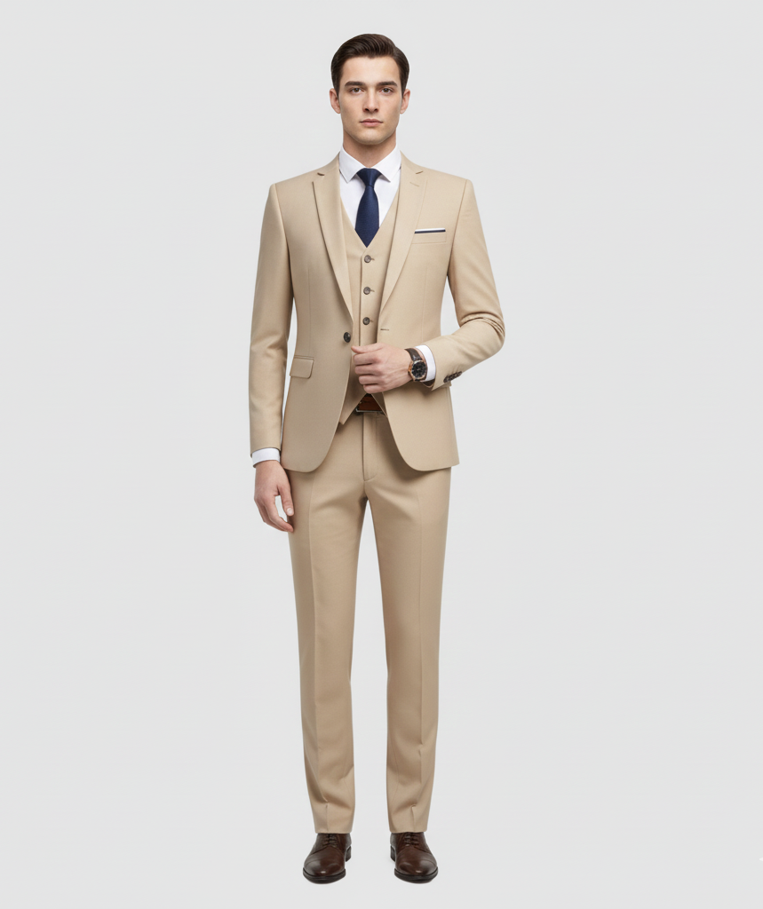 Stylish Men's Slim Fit Complete Suit