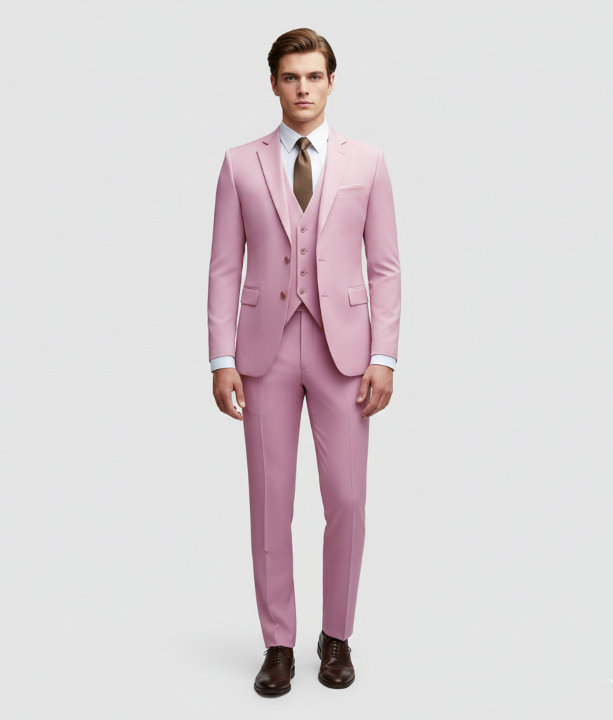 Stylish Men's 3 Piece Slim Fit Suit