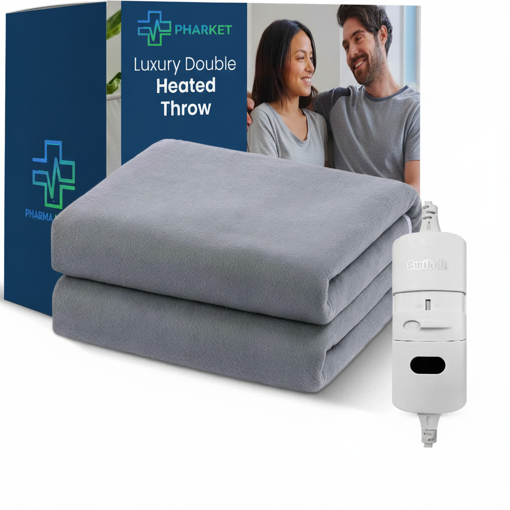 Cozy Electric Heated Blanket for Winter Warmth - VogeLuxe