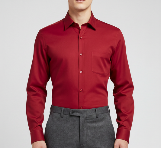 Vogue Cotton Men's Slim Fit Dress Shirt - VogeLuxe