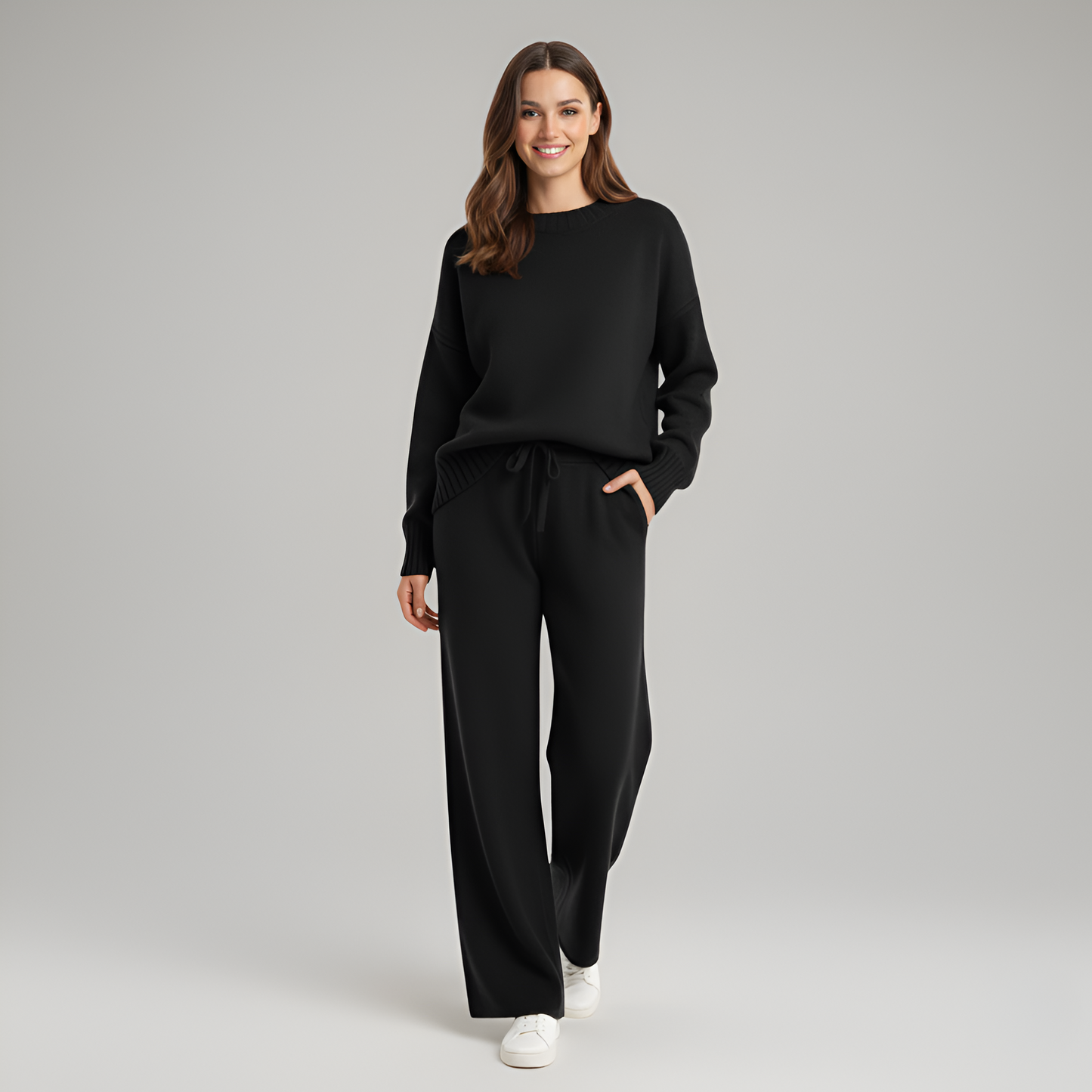 Soft Women's Loungewear Set in Comfortable Knit