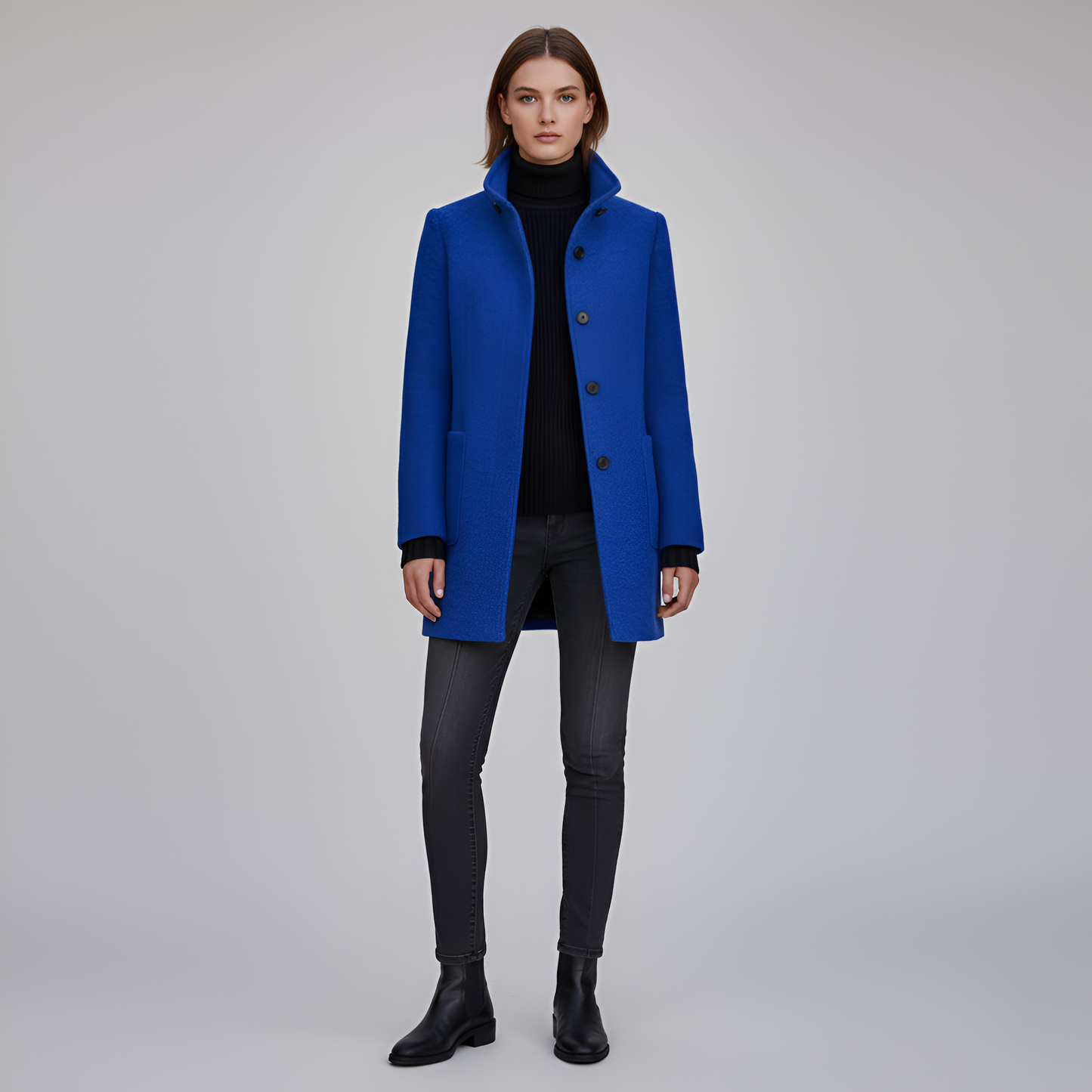 Elegant Women's Long Coat