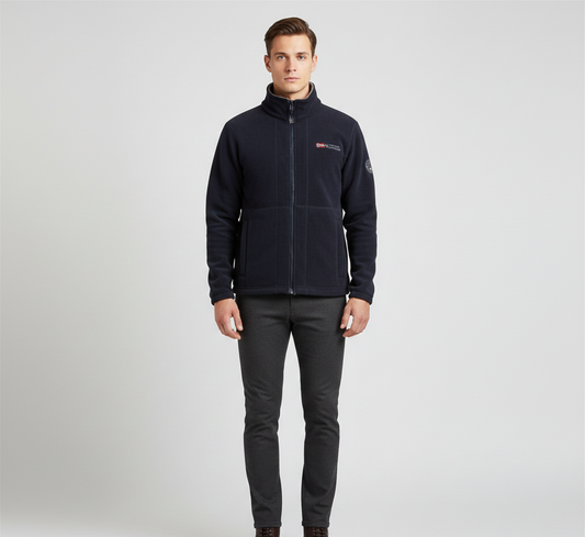 Warm Waterproof Men's Pile Jacket Full Zip - VogeLuxe