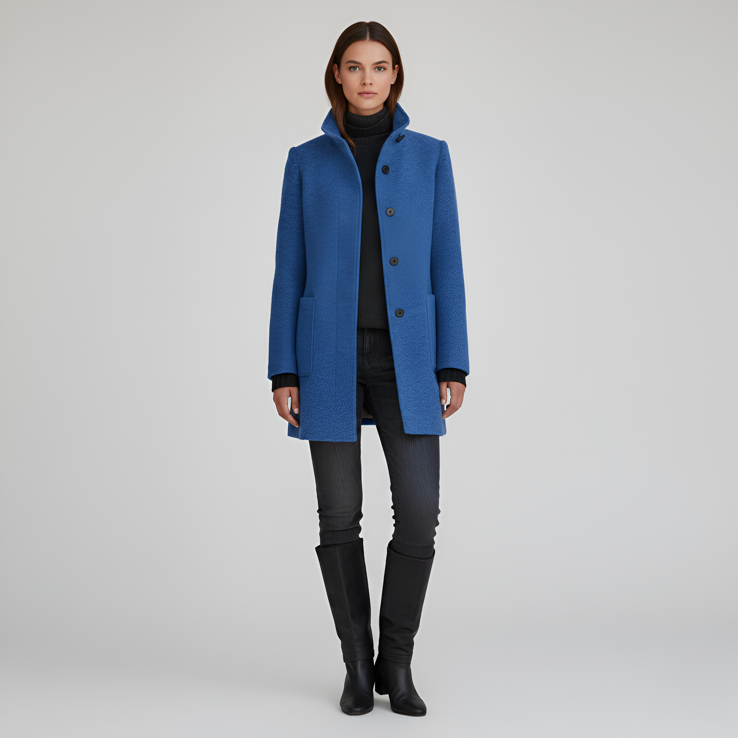 Elegant Women's Long Coat