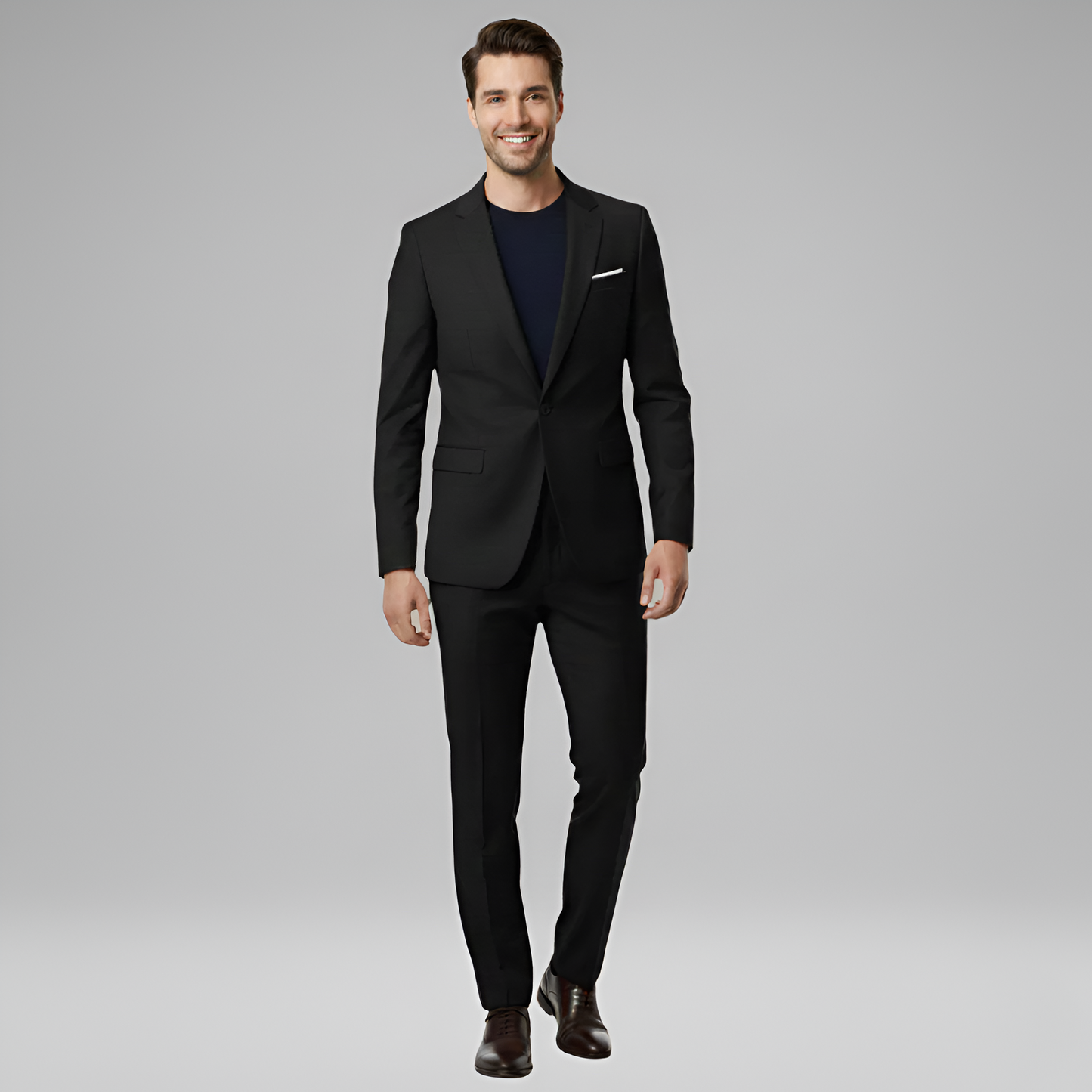Slim Fit 2 Piece Men's Elegant Suit