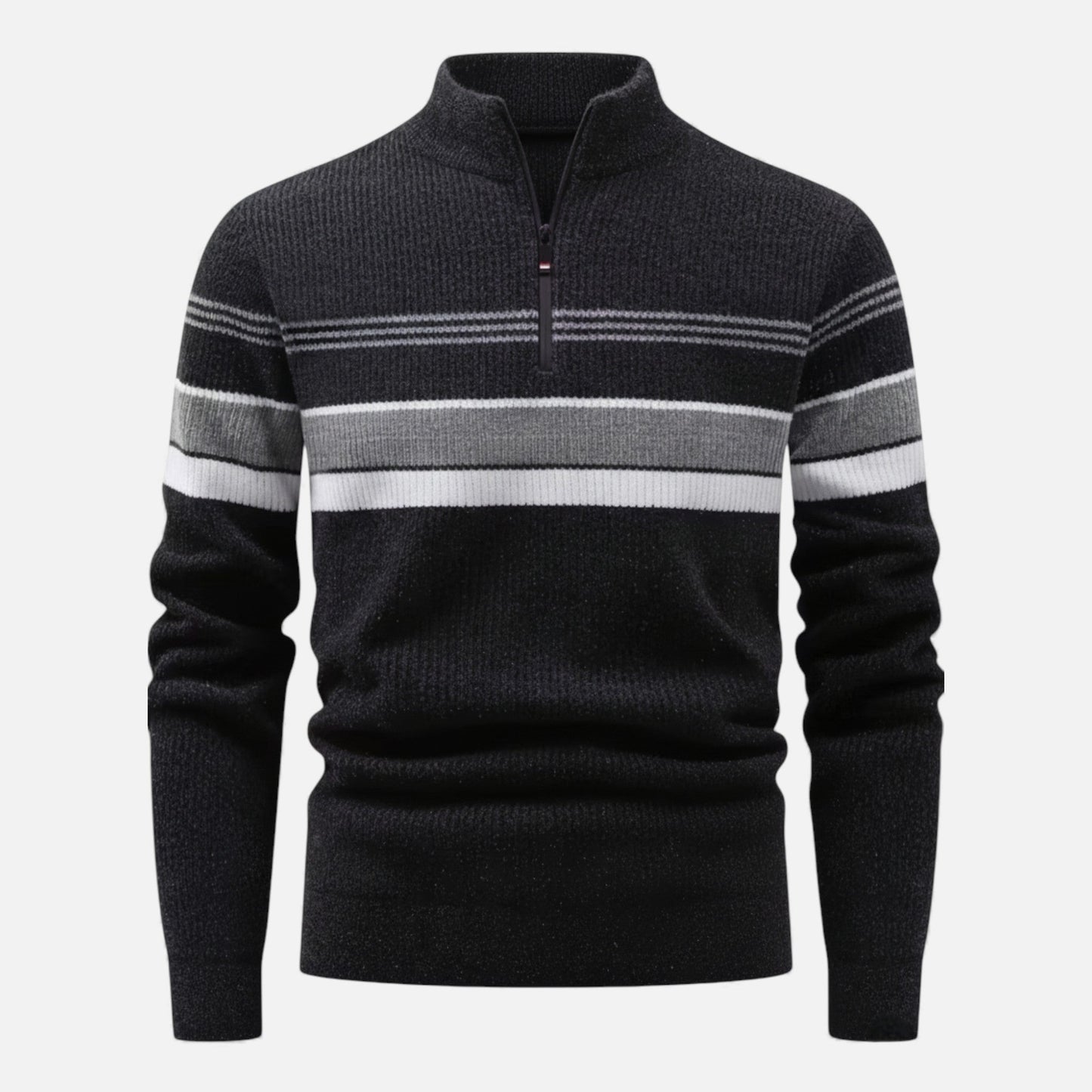 Warm Men's Cable Knit Crew Sweater