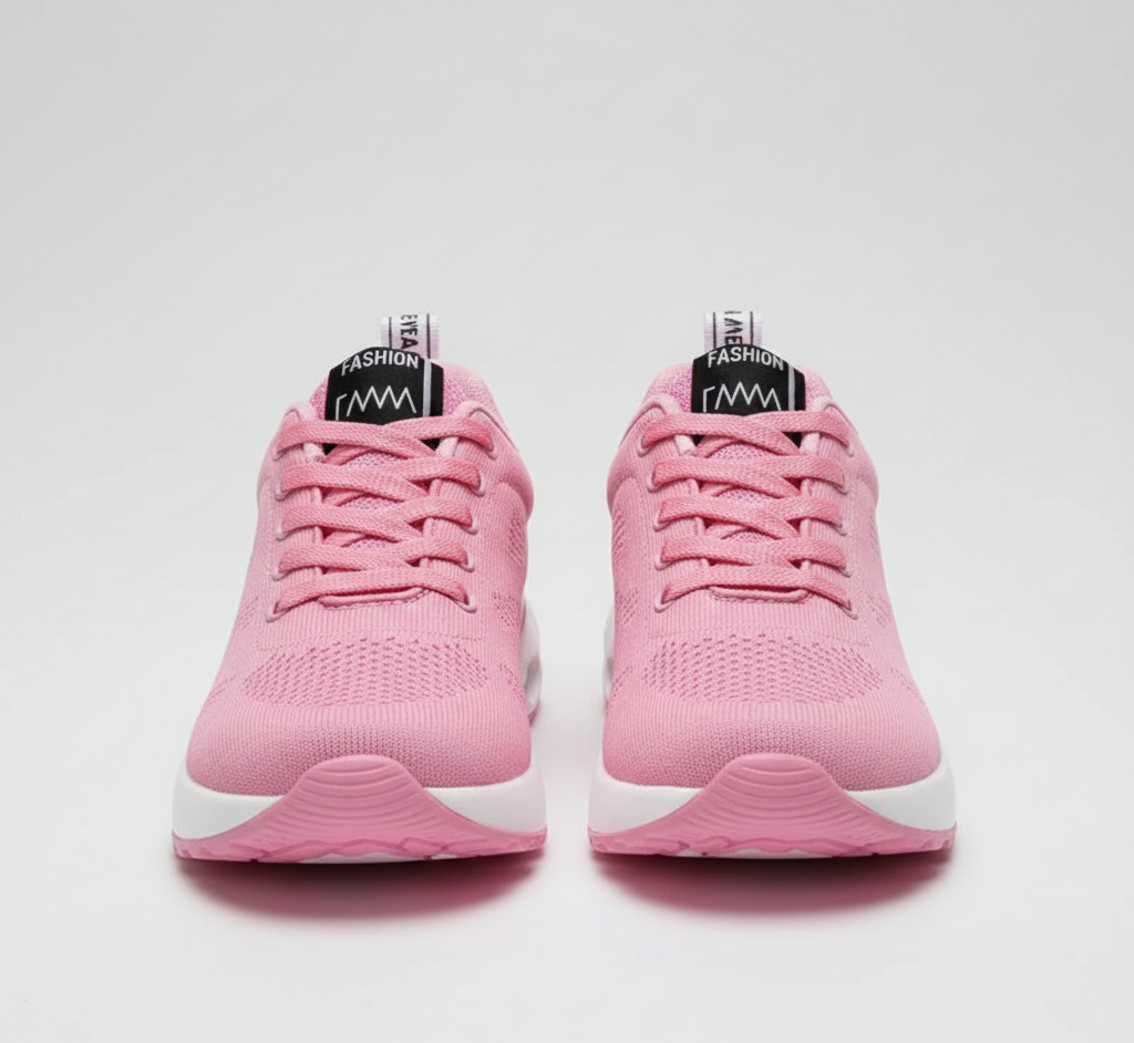 Breathable Cushioned Women's Running Sneakers - VogeLuxe