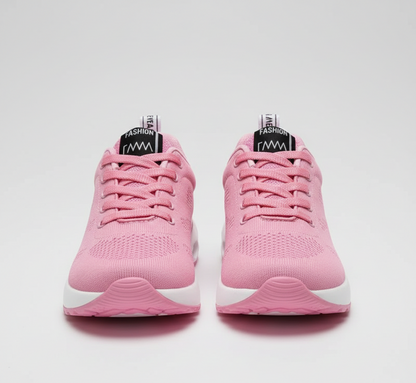 Breathable Cushioned Women's Running Sneakers - VogeLuxe