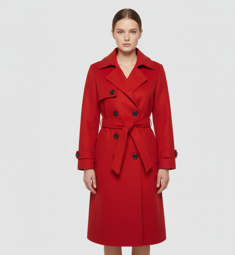 Women's Long Wool Elegant Coat