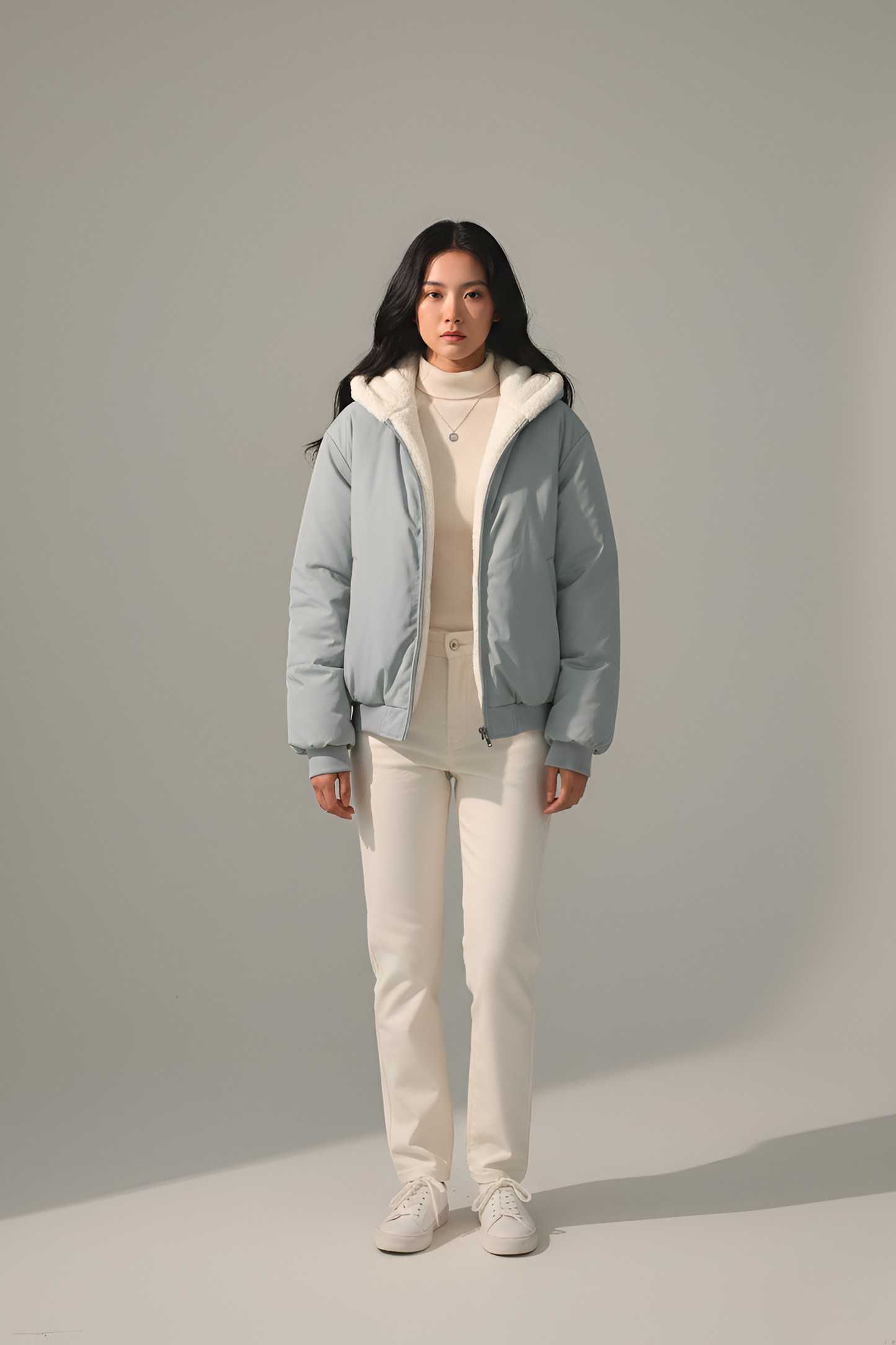 Soft Women's Faux Fur Coat with Zip Fit - VogeLuxe