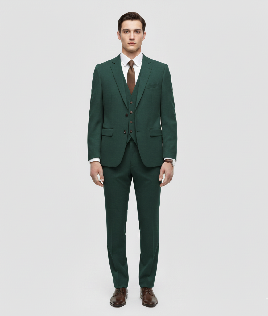 Stylish Men's 3 Piece Slim Fit Suit
