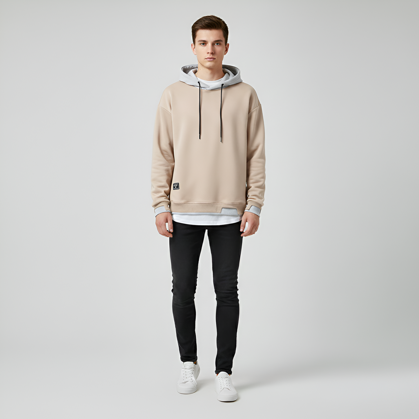 Uomo Cappuccio Felpa Cotone Comoda