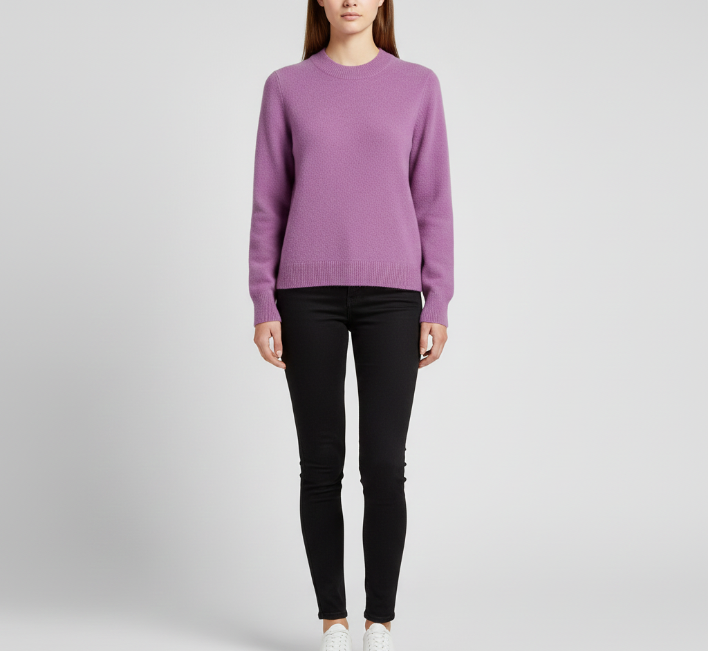 Soft Cashmere Women's Crew Neck Sweater