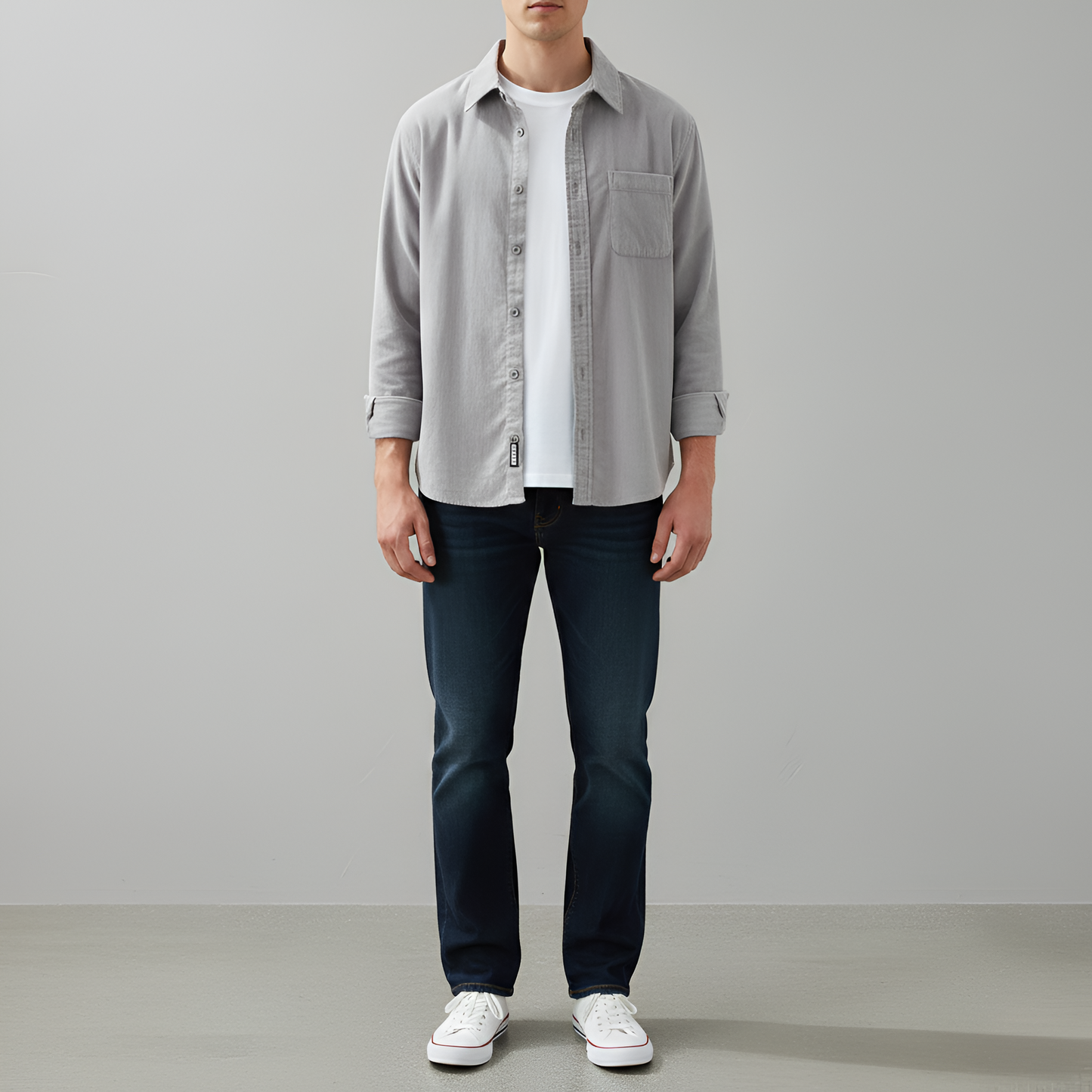 Vogue Uomo Cotton Flannel Casual Shirt