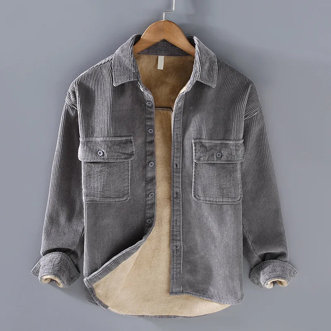 Warm Corduroy Fleece Winter Jacket