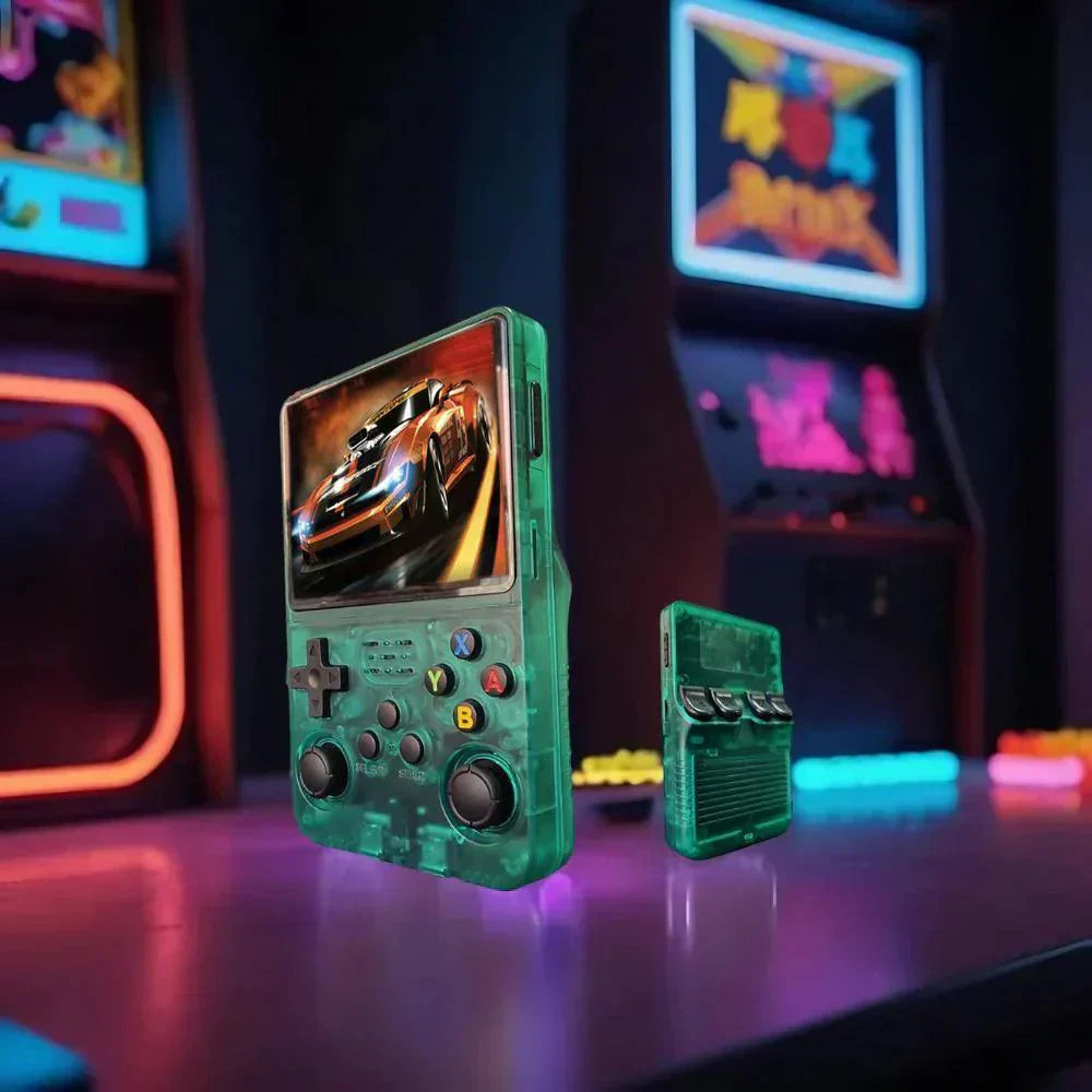 Classic Portable Game Console with HD Display & USB Power
