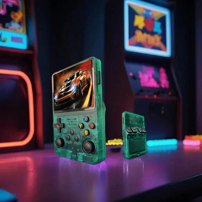 Classic Portable Game Console with HD Display & USB Power