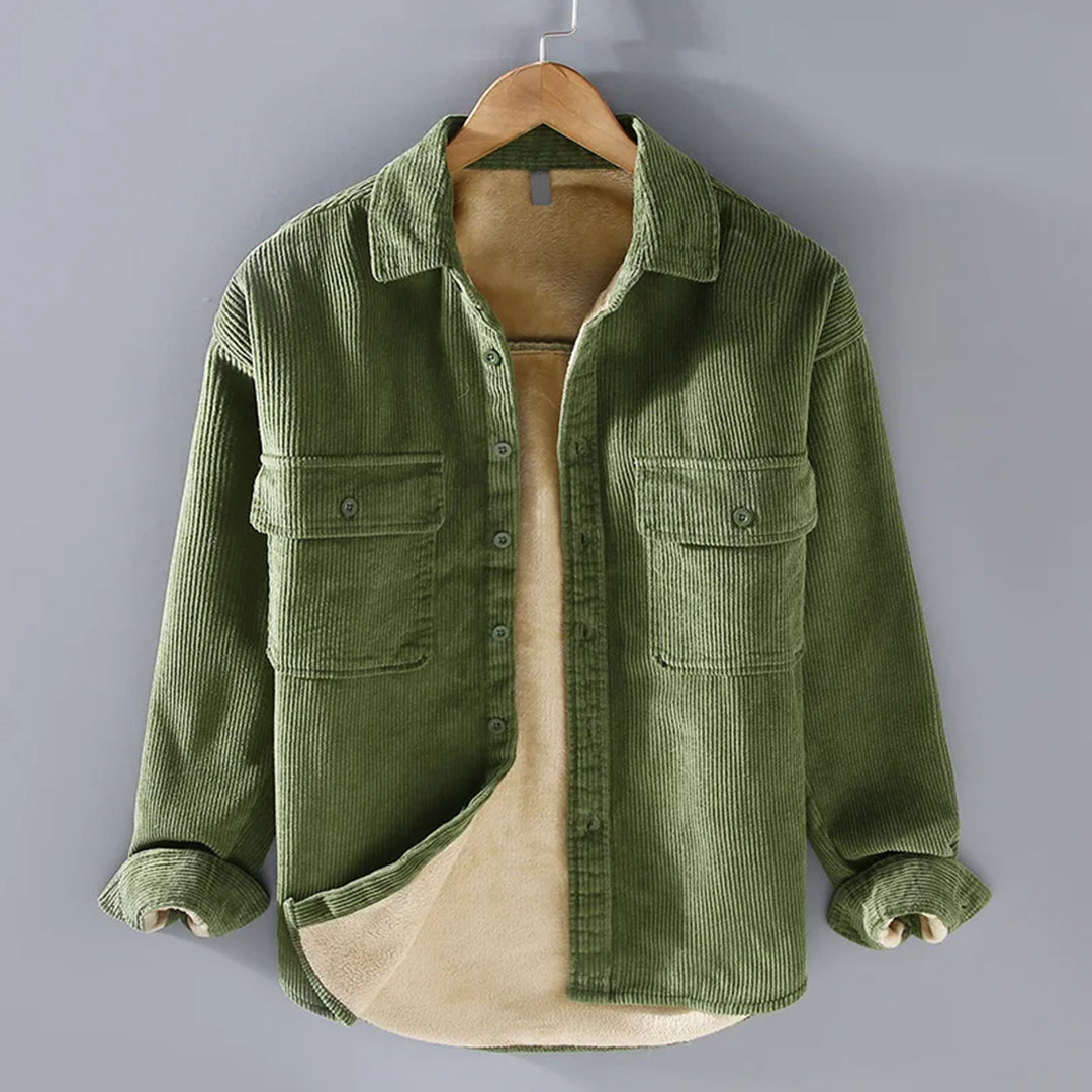Warm Corduroy Fleece Winter Jacket