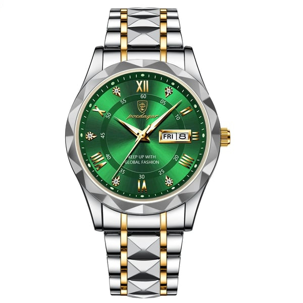 Waterproof Men's Sports Watch with Glow in Dark Feature