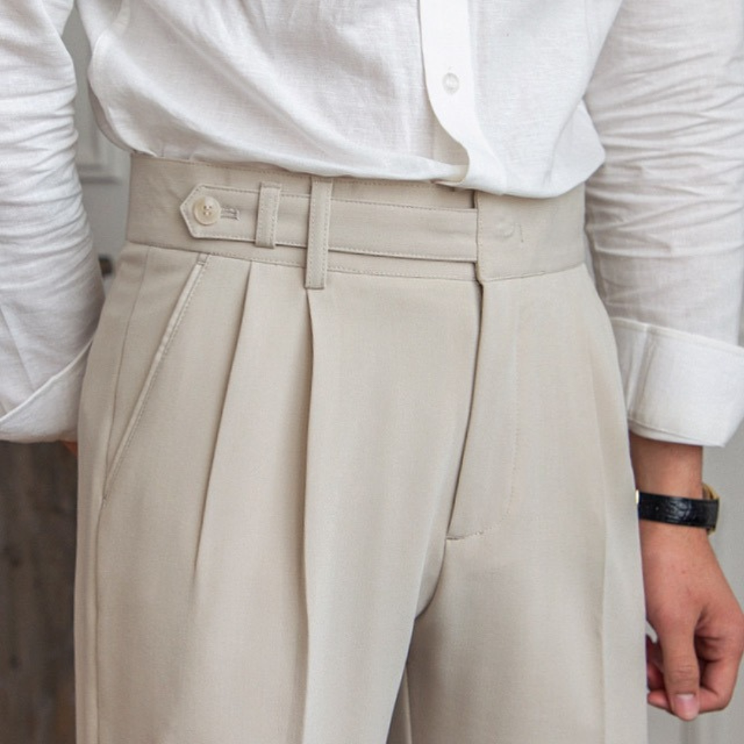 Gregory | Tailored Pleated Trousers 4