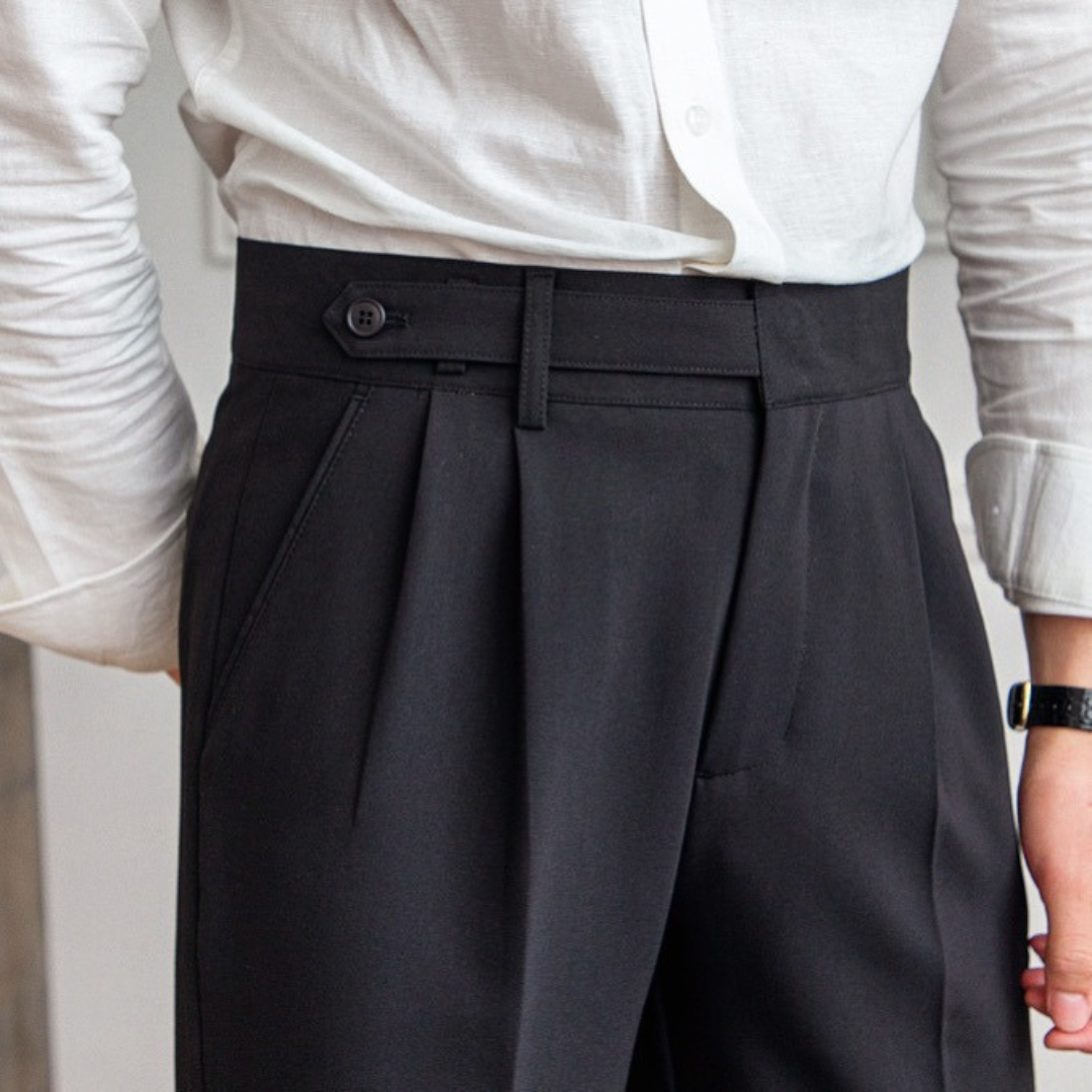 Gregory | Tailored Pleated Trousers 6