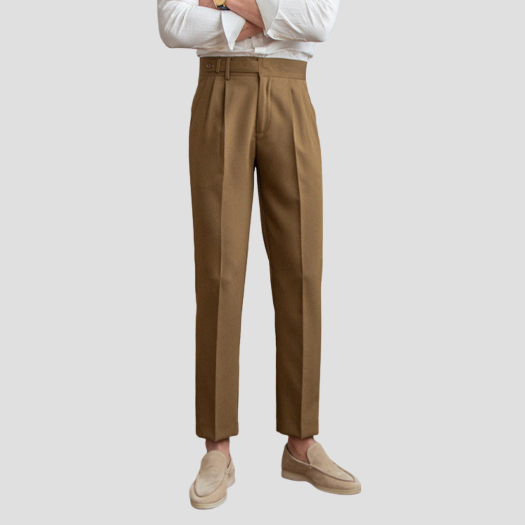 Gregory | Tailored Pleated Trousers 7
