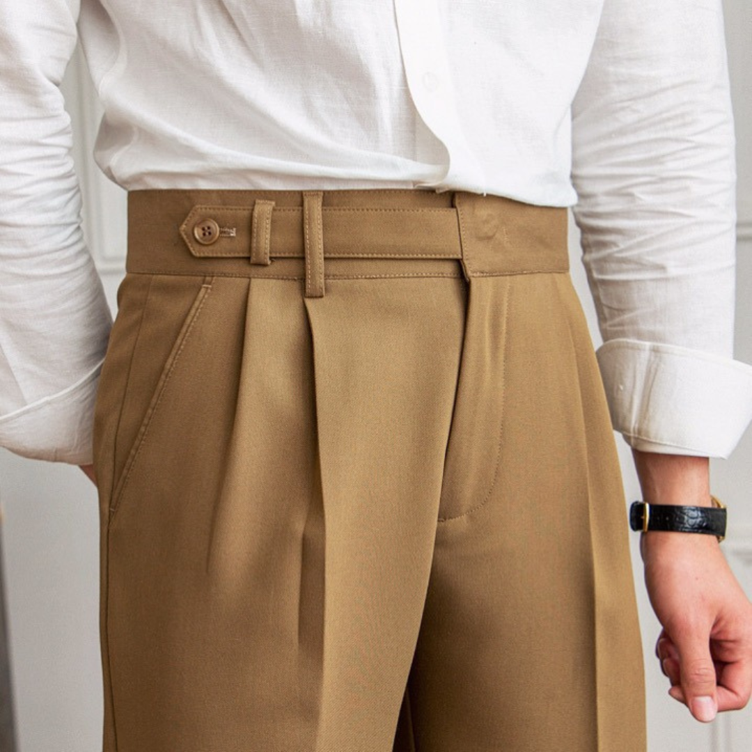 Gregory | Tailored Pleated Trousers 8