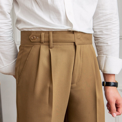 Gregory | Tailored Pleated Trousers 8