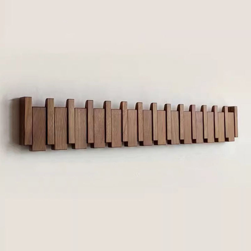Stylish Wooden Coat Rack Entryway Storage