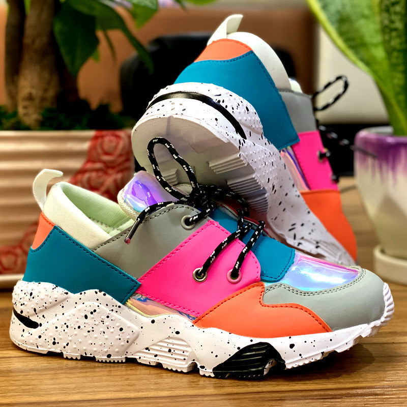 Fashionable Colorful High Top Sneakers - VogeLuxe