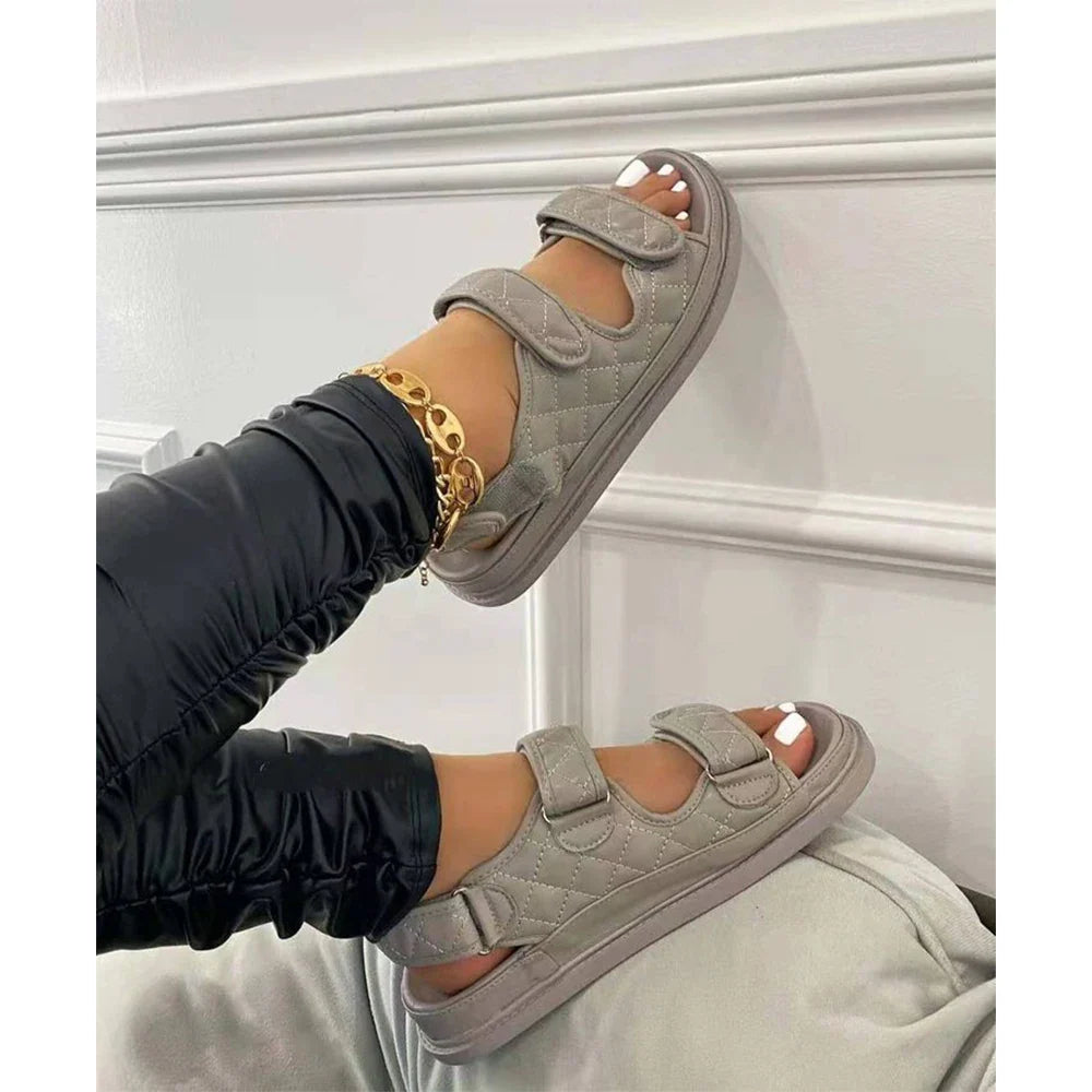 Comfortable Women's Flat Sandals - Lightweight Summer Beach Shoes