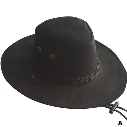 Classic Men's Cowboy Hat - Large Brim Summer Shade